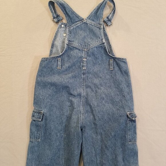 Baggy Overalls Disney Girls Jeans Bibs Embroidered Snow White Seven Dwarfs - Picture 14 of 16